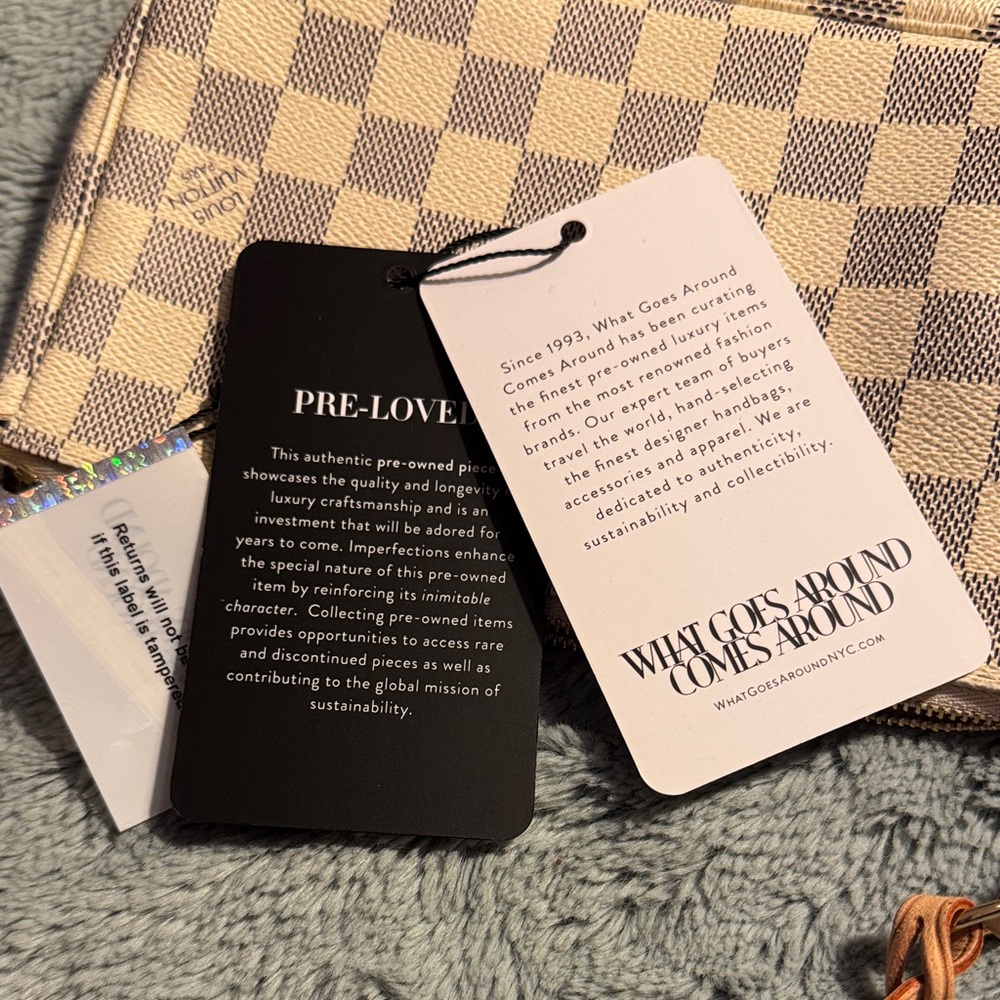 LOUIS VUITTON Damier Azur Pochette Accessories NM - Picture 6 of 8